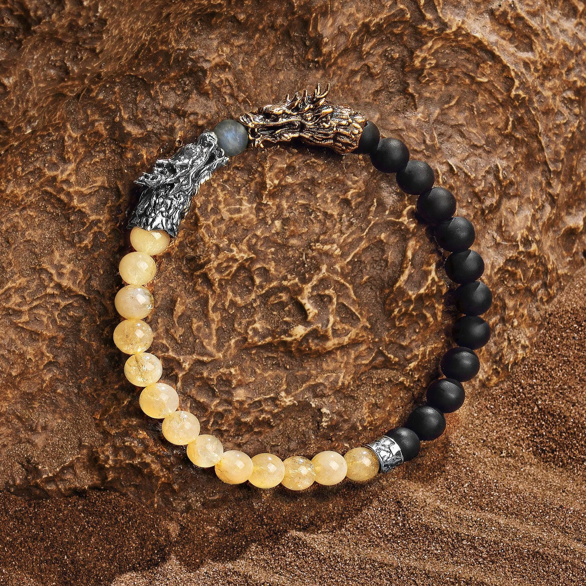 Supreme Being Multi Stone Dragon Bracelet