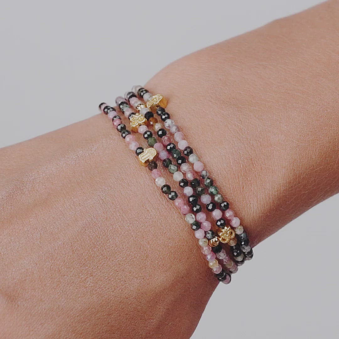 Peace and Protection - Tourmaline Wrap Bracelet