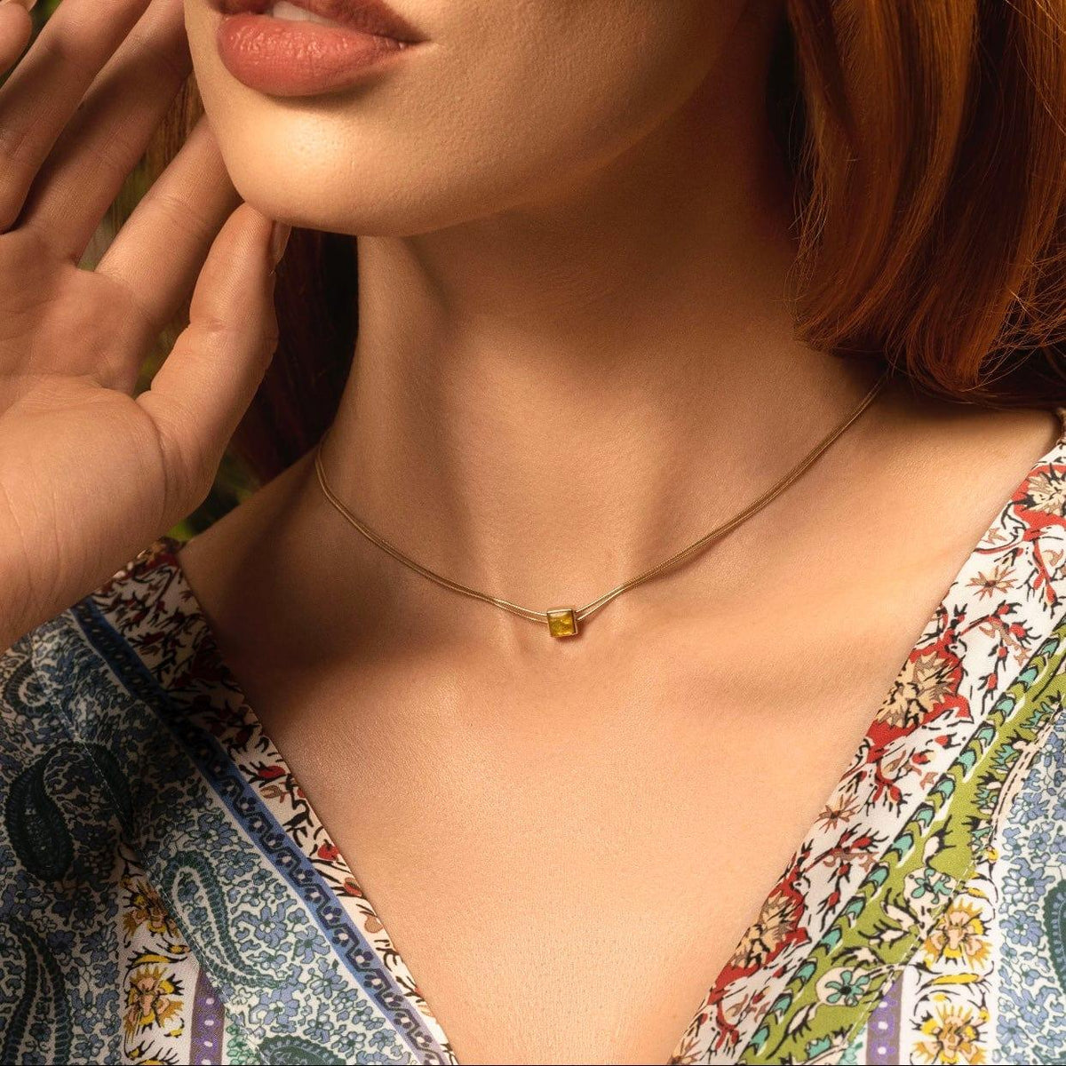 Karma and Luck  Necklaces - Womens  -  Motivate & Inspire - Peridot Evil Eye August Birthstone Necklace